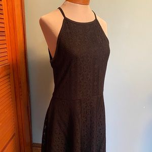 Black Lace Mossimo Skater Dress